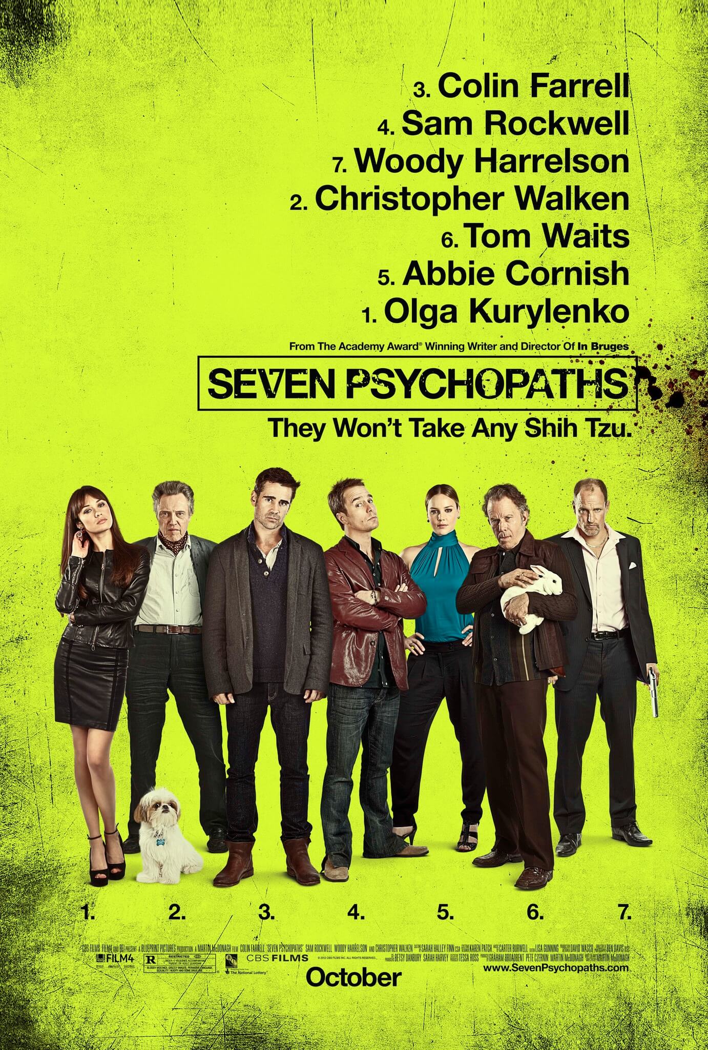 Seven Psychopaths poster