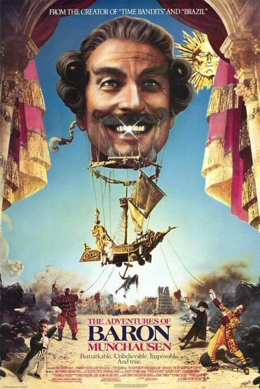The Adventures of Baron Munchausen poster